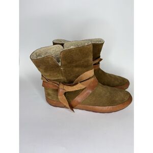 isabel marant Booties Women Size 37 US 6 Brown Suede Winter